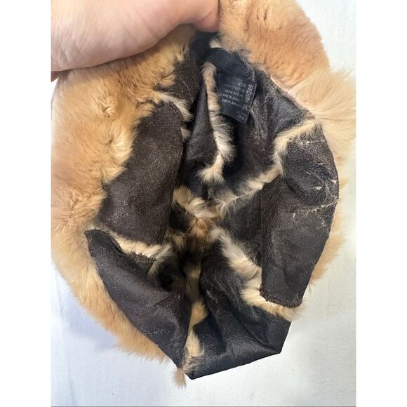 Prada Kolinsky Fur Brown/Tan Hat, made in Italy - Picture 3 of 7